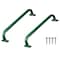 Playberg Green Metal Safety Grab Handles Set, Kids Outdoor Play House Hand Grip Bars QI004567.GN - alternate 6